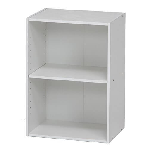 不二貿易 リビング収納 カラーボックス 可動棚2段 ホワイト 96613,おもちゃ,収納,カラーボックス