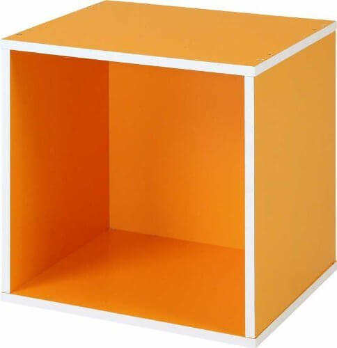 不二貿易 リビング収納 キューブボックス (組換え自由収納) オレンジ CB35OP(OR) 92102,おもちゃ,収納,カラーボックス