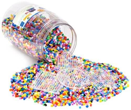 マルタハニング ハマビーズ 基本セット (10000ピース・テキストブック付き) 【ボーネルンド】,アイロンビーズ,セット,おすすめ