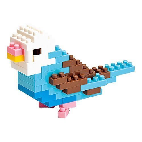 セキセイインコ ブルーオパーリン,ナノブロック,種類,おすすめ