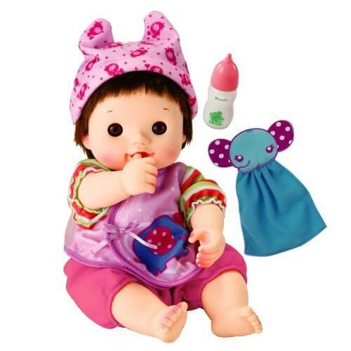 ぽぽちゃん お人形 やわらかお肌のちいぽぽちゃん ごくごくミルク&ぞうさんタオルつき,人形,可愛い,おすすめ