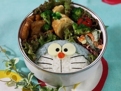 3Dドラえもんのお弁当,ドラえもん,キャラ弁,