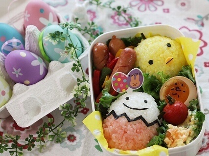 たまひよおにぎり弁当,キャラ弁,簡単,