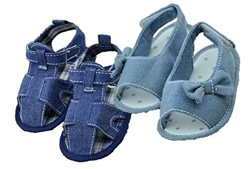 （ロージー）Rosy* 【シンプル お洒落 ベビー デニム サンダル】 ファーストシューズ カジュアル 履き心地 柔らか 安心 安全 滑り止め付 ボーイズ ガールズ 11cm 12cm 13cm by12,デニム,生地,