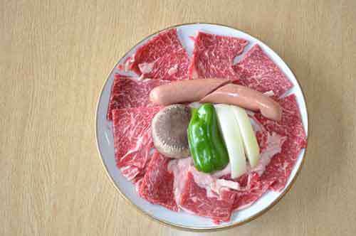 焼肉のセット,神津牧場,