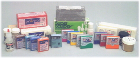 ポリマークレイ色いろいろ,子ども,作品,粘土