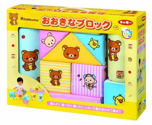 リラックマ おおきなブロック,リラックマ,おもちゃ,赤ちゃん