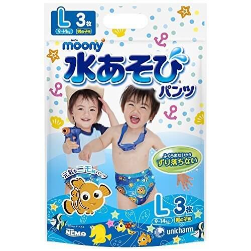 ムーニー 水あそびパンツ 男の子用 Lサイズ 3枚,東京　,水遊び,