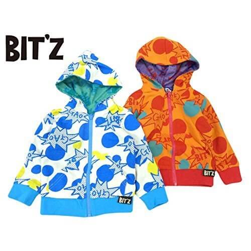（ビッツ） BIT'Z リバーシブルパーカー 80 アイボリー,ベビー,パーカー,