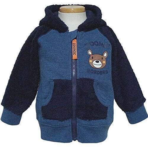 裏起毛パーカージャケット　ZOOMIC (ズーミック),ベビー,パーカー,