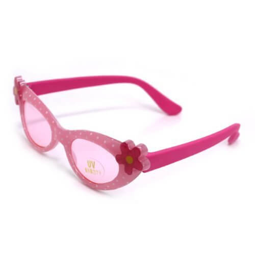 キッズサングラス ＵＶ紫外線カット(ピンクドット)【C08-Z22】,キッズ,サングラス,