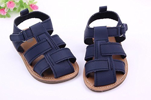 medy(メディー) ベビー シューズ 赤ちゃん サンダル 出産祝いギフト 子供用 キッズ用 ベビー用 歩行靴 可愛い おしゃれ サンダル 男女児 男の子 女の子 真夏靴 マジック留め マジックテープ 滑り止め (13cm, ネイビー),キッズサンダル,女の子,