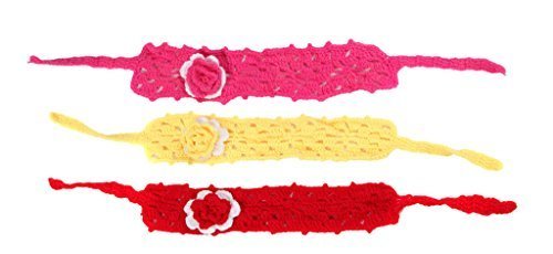 (ビグッド)Bigood ベビー ヘアバンド 赤ちゃん カチューシャ 3点セット 可愛い ヘアアクセサリー 髪飾り 子供服 出産祝い 結婚式 プレゼント ランダム 写真撮影 お花,ベビー,カチューシャ,