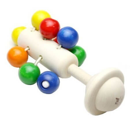 ドリオ　ガラガラ,出産祝い,木のおもちゃ,