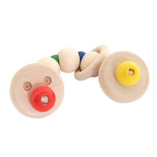 シャーフ社 ドイツ製 木のおもちゃ おしゃぶり 歯がため ハロー,出産祝い,木のおもちゃ,