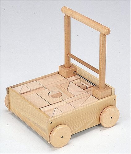 押し車つみき 4044-7,出産祝い,木のおもちゃ,