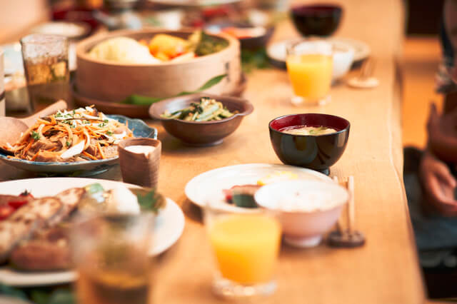 夕食のテーブル,おやこdeごはん,幼児食,