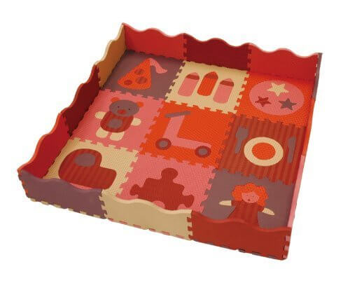 プレイマット girl,赤ちゃん,転倒防止,