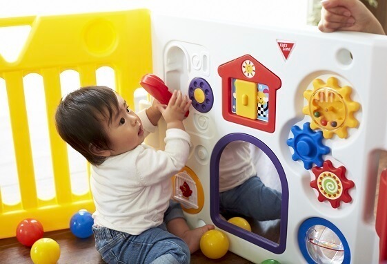 電話ごっこ,ベビーサークル,