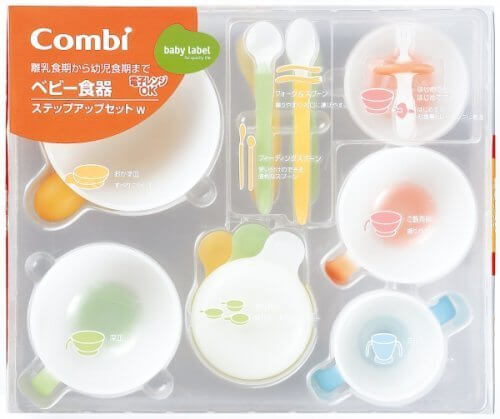 コンビ ベビーレーベル ベビー食器 ステップアップセット W,離乳食,食器,