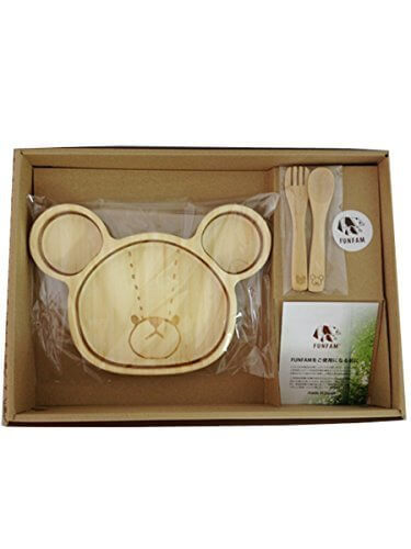 (ファンファン) FUNFAM ジャッキー ランチプレートセット,離乳食,食器,