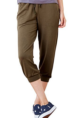 Sweet Mommy ストレッチ ヨガパンツ リラックス 産前産後 マタニティヨガ用 7分丈／M／モカ,マタニティヨガ,