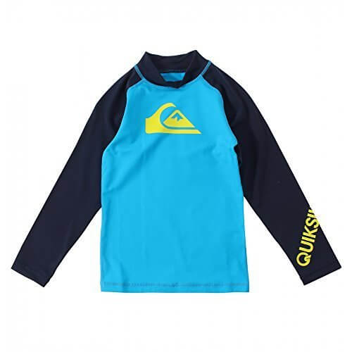QUIKSILVER(クイックシルバー)キッズ長袖ラッシュガード・ALL TIME LR KIDS【KLY171100】 130,子ども,紫外線対策,ラッシュガード