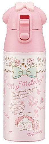 超軽量 ワンプッシュ ステンレス 水筒 マグボトル 360ml マイメロディ サンリオ ステンレスボトル SDPC4D,ステンレス水筒,キッズ,