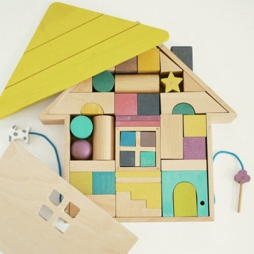 tsumiki(積み木)木の玩具　ドイツ　gg kiko,積み木,