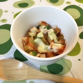 【離乳食後期】ズッキーニと豆腐のクリームスープ,ズッキーニ,レシピ,簡単