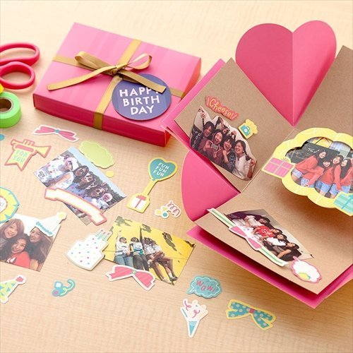 SURPRISE FACTORY SURPRISE BOX ALBUM YELLOW SAL-01,手作り,アルバム,