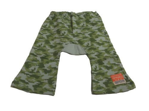 サンベビー 7分丈モンキーパンツ カーキ 迷彩 90cm,モンキー,パンツ,