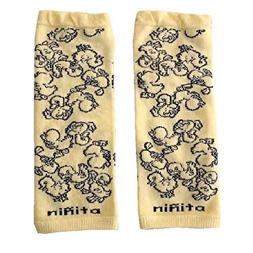 レッグウォーマー　アヒル柄｜ニニータ,赤ちゃん,レッグウォーマー,