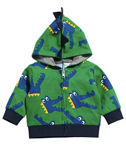 (Bethesda Park) キッズ 恐竜 スウェット パーカー 可愛く 変身 人気者 ( グリーン 120 ),キッズ,パーカー,