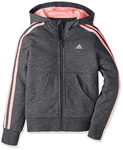 (アディダス)adidas トレーニング 3ストライプス フルジップスウェットパーカー JMZ81 [ガールズ],キッズ,パーカー,