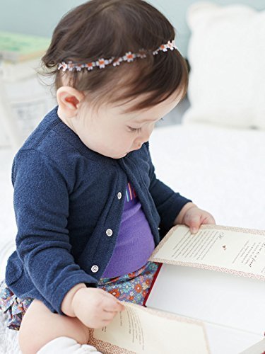 Angeliebe エンジェリーベ ベビー オリジナル カーディガン 日本製 シンカーパイル 赤ちゃん 男の子 女の子 長袖 60㎝ ネイビー 50002,赤ちゃん,カーディガン,