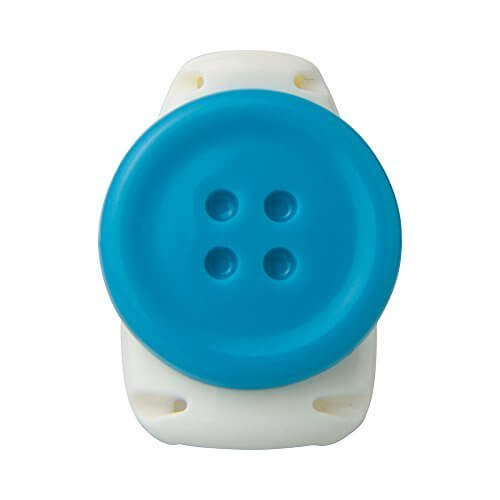 ソニック キッズクリップ ボタン ブルー 服に穴が開かない名札留め,名札,クリップ,