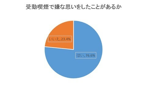 受動喫煙で嫌な思いしたこと,受動喫煙,
