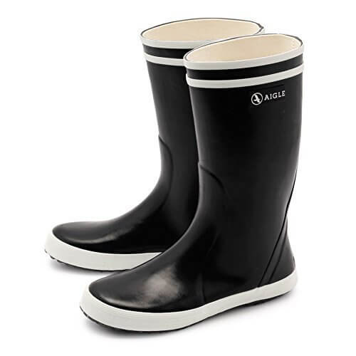 (エーグル)AIGLE ロリポップ ラバー レインブーツ キッズ 05.ノアールヴェルニ 34(21～21.5cm) [並行輸入品],キッズ,長靴,