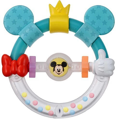 ディズニー Dear Little Hands おしゃぶりラトル ミッキー&ミニー,ディズニー,おもちゃ,