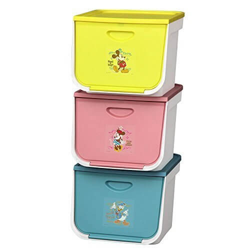 アイリスオーヤマ ボックス フラップボックス キッズ ディズニー 3個セット FLP-MK,ディズニー,おもちゃ,