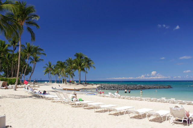 ハワイ島のビーチ,子連れ,海外旅行,