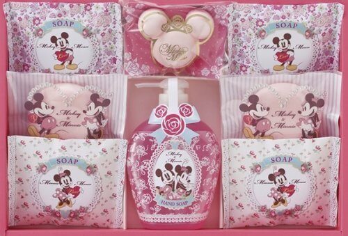 ディズニー ミッキー＆ミニー ハッピーローズギフト MMH-15 【ギフトセット 出産内祝い お返し 贈答用品 ハンドソープ 石鹸 石けん ディズニー ミッキーマウス ミニーマウス キャラクター 結婚祝い 贈り物 プレゼント ペア】,内祝い,ディズニー,