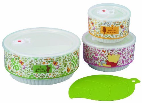 ディズニー ガーリーフラワー レンジパック3点セット ML(鍋敷き入り) 3518-04,内祝い,ディズニー,