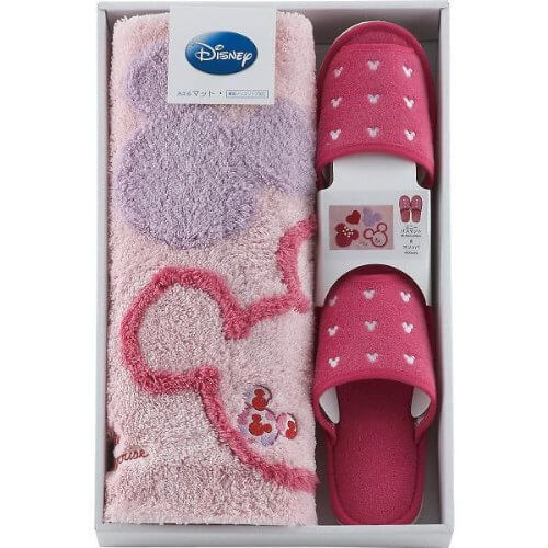ディズニー バスマット・スリッパセット（ミニー）,内祝い,ディズニー,