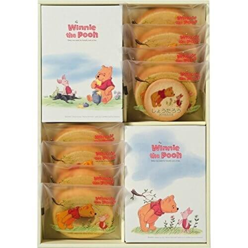 プーさんのハニーバウムセット（名入れ） ブルー,内祝い,ディズニー,