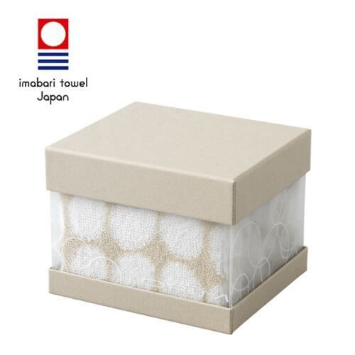 今治タオル タオルハンカチ ハンドタオル かわいい プチギフト 2枚入り オリム ORIM バブルボックス タオルハンカチ ベージュ RU-1000,今治タオル,内祝い,