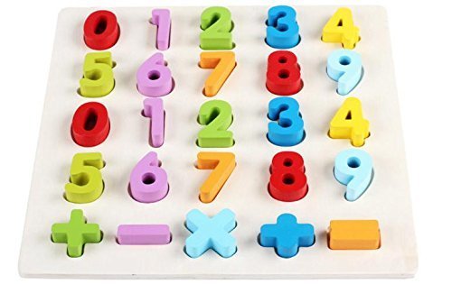 (エイチケーエイチ) HKH 遊びながらお勉強 知育 遊具 木製 形合わせ はめ込み パズル キッズ 子供 おもちゃ 勉強 (数字),数字,おもちゃ,幼児