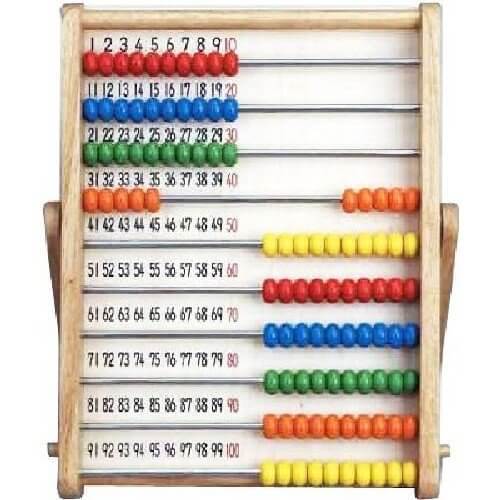 木製シリーズ よくわかる100だまそろばん,数字,おもちゃ,幼児