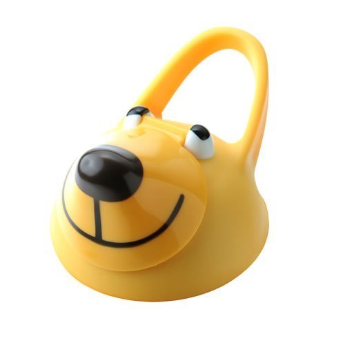 サーモマグ アニマルボトル交換用キャップ イエロー(クマ),キッズ,水筒,